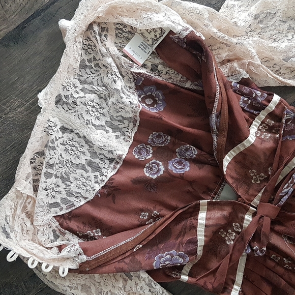 Vintage Gunne Sax Prairie floral lace midi dress,7 - Picture 11 of 11